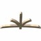 Ekena Millwork Davenport Rough Sawn Timber Gable Bracket, Douglas Fir, 72"W x 36"H x 4"D x 4"F, 12/12 Pitch GBW072X36X0404DAV00RDF - alternate 2
